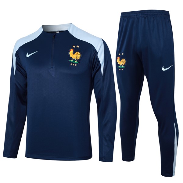 Sudadera De Training Francia 2024 2025 Azul 3